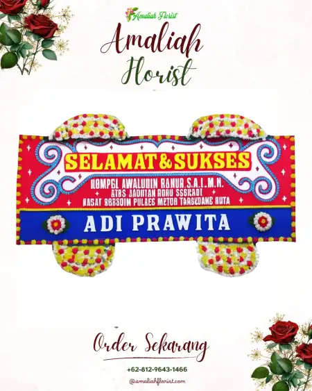 Papan Bunga Ucapan Selamat Majatengah